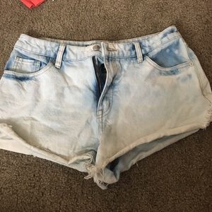 High waisted shorts