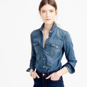 JCrew Western chambray shirt