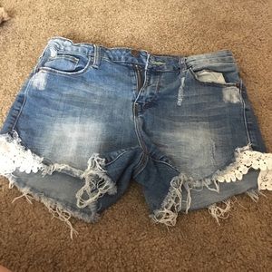 High waisted shorts