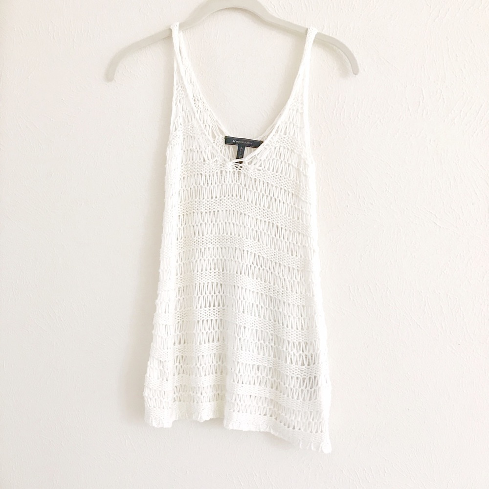 BCBG White Beach Cover Up
