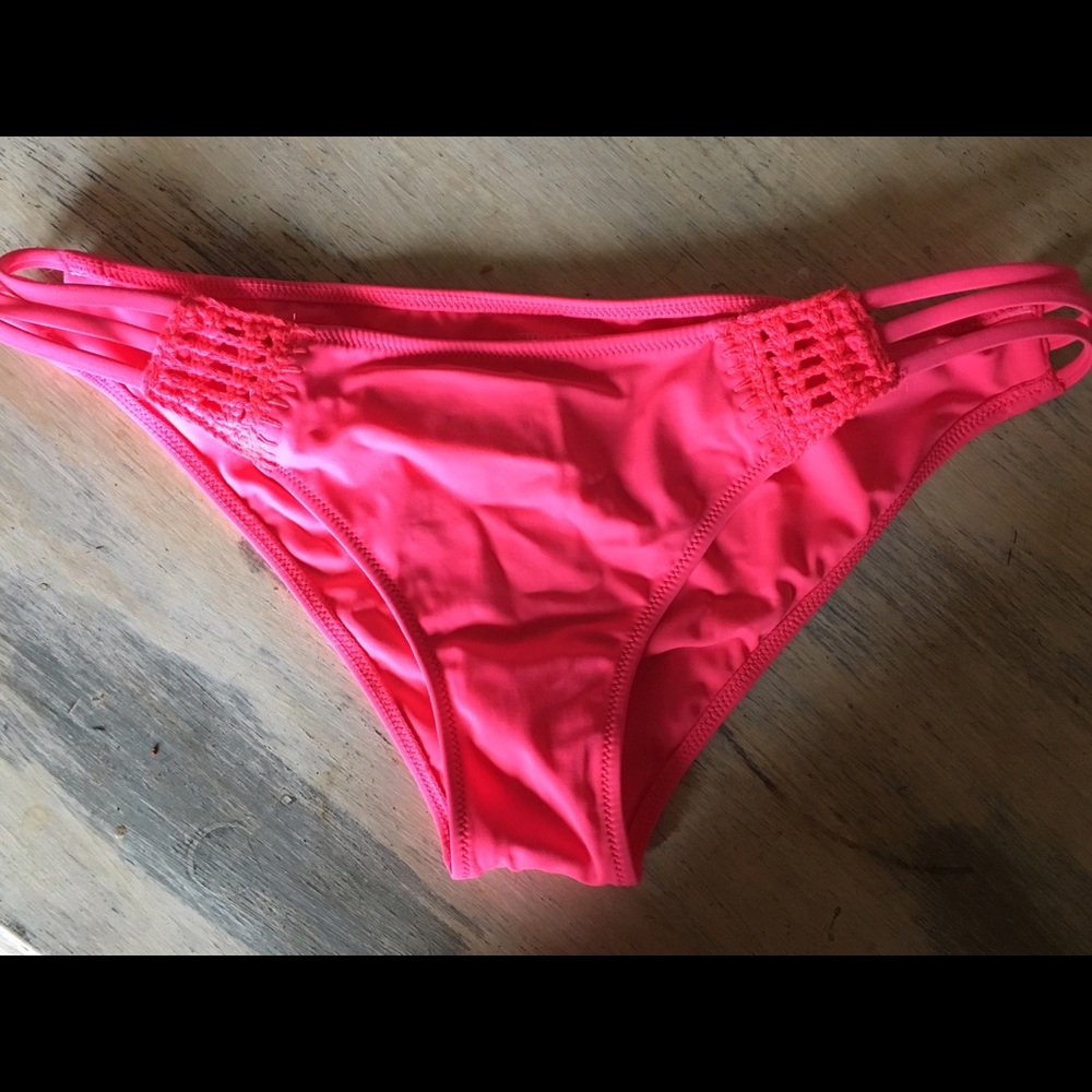 Pink Victoria Secret bikini bottoms