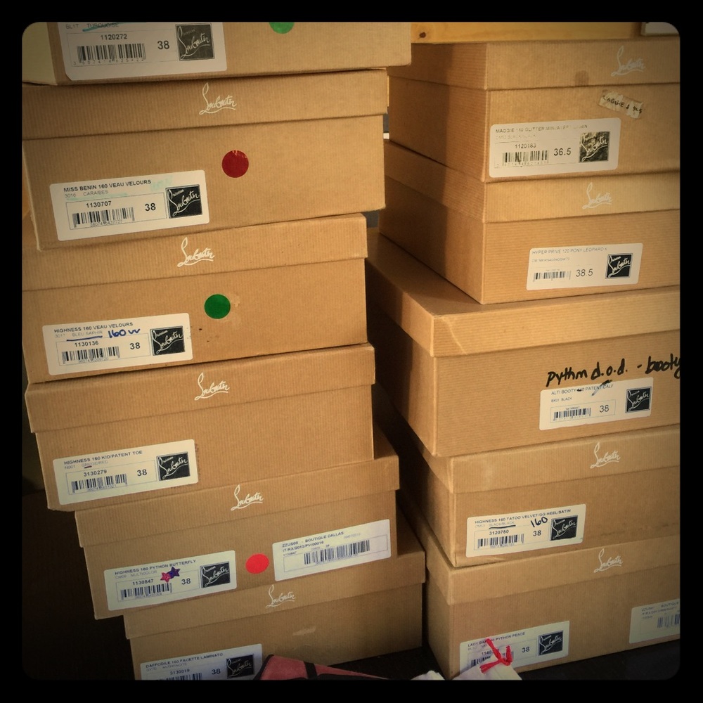 Boxes and boxes of beautiful things....