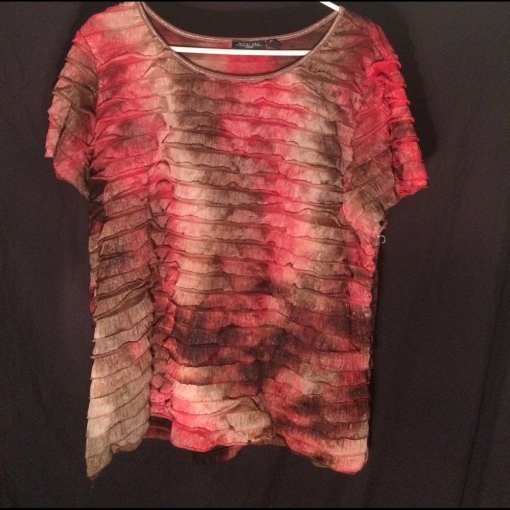 Ruffled fall shirt