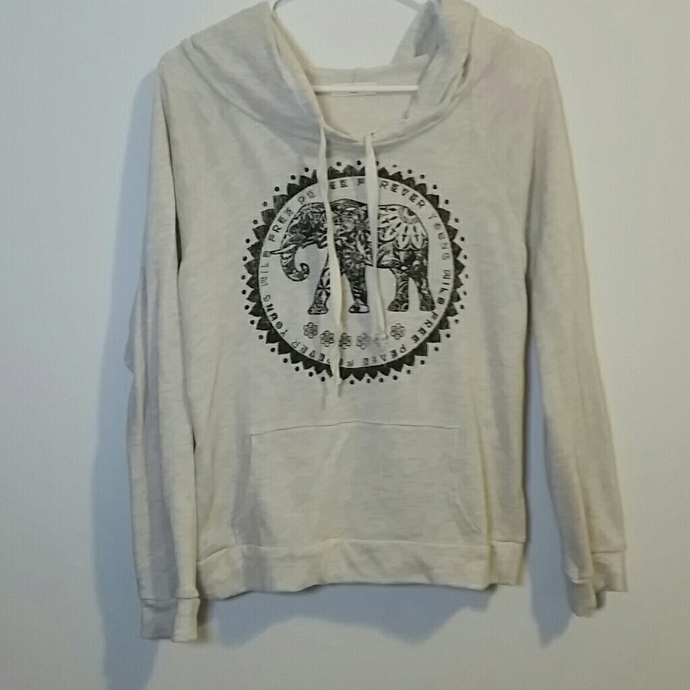 Elephant off-white sweatshirt