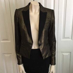 Mango Metallic Blazer