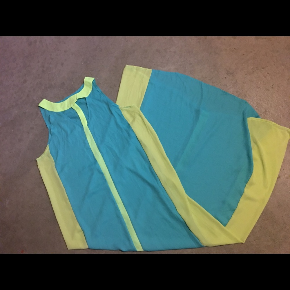 LADIES SIZE XL SHEER MAXI DRESS
