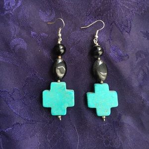 Turquoise Native American earring