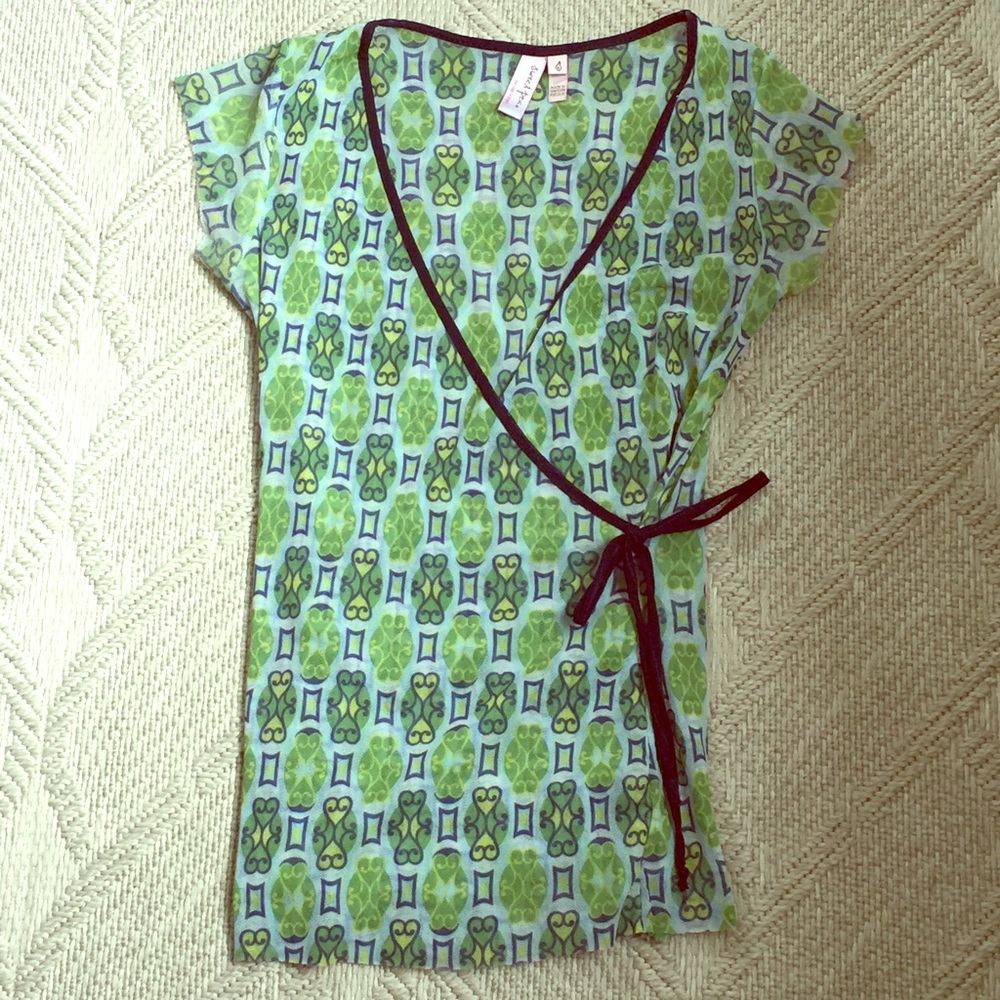 Sweat pea mesh short sleeve