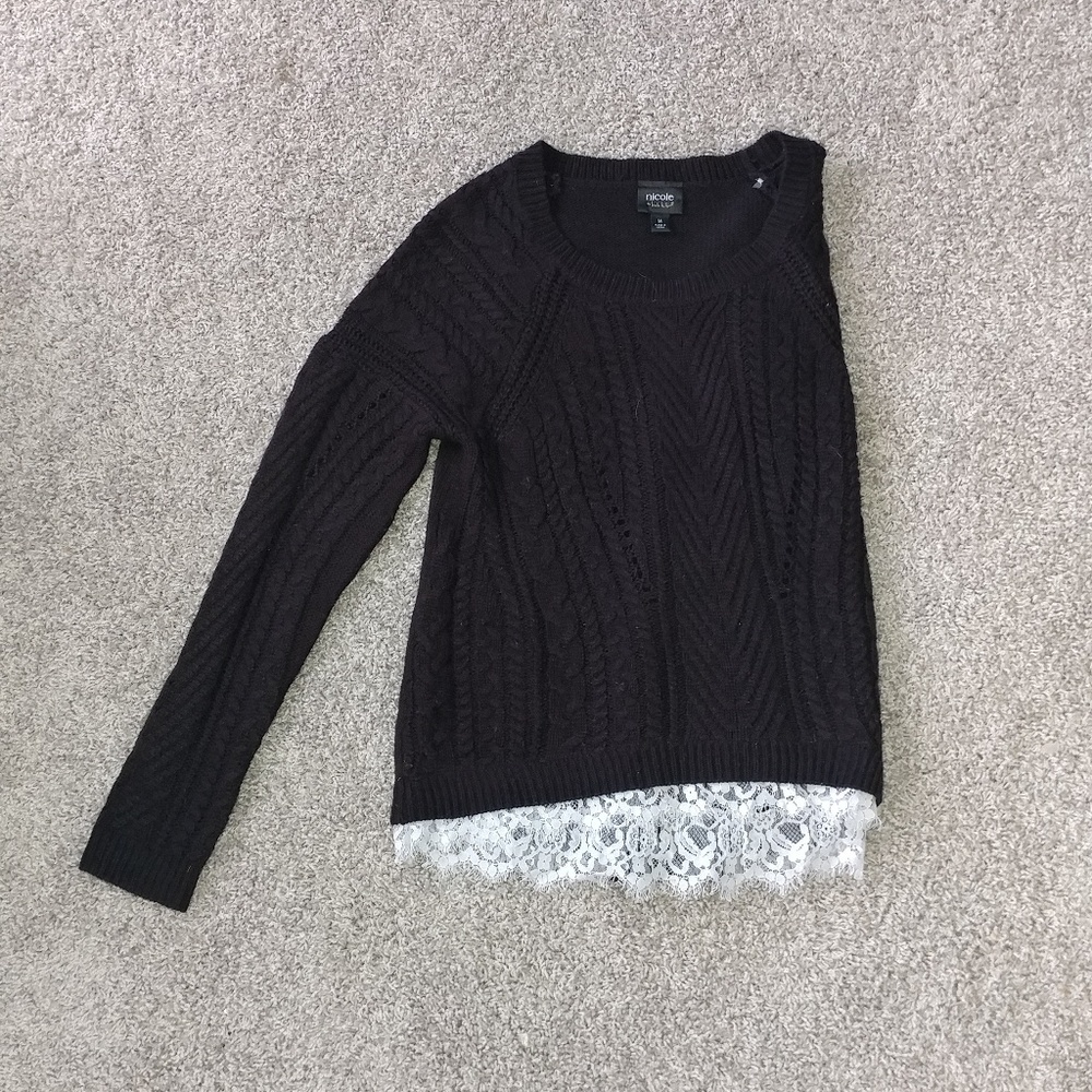 Black and White Cozy Sweater