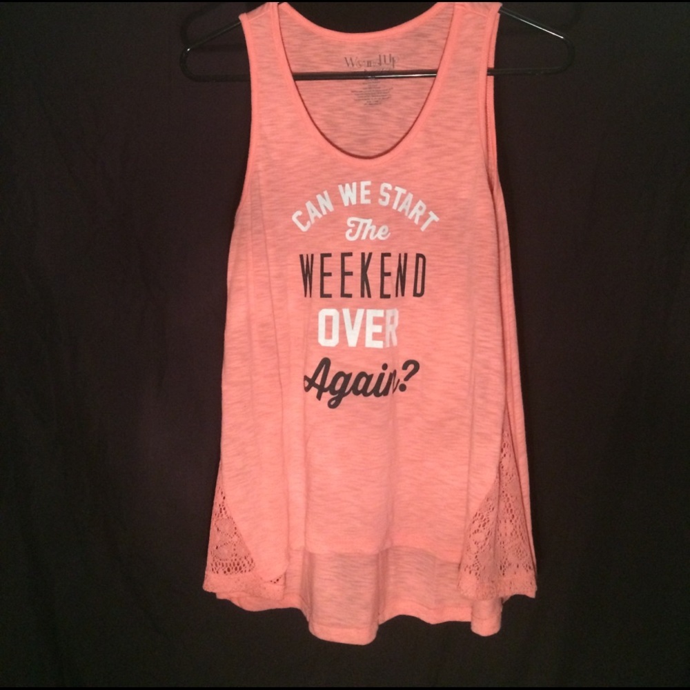Pink tank top