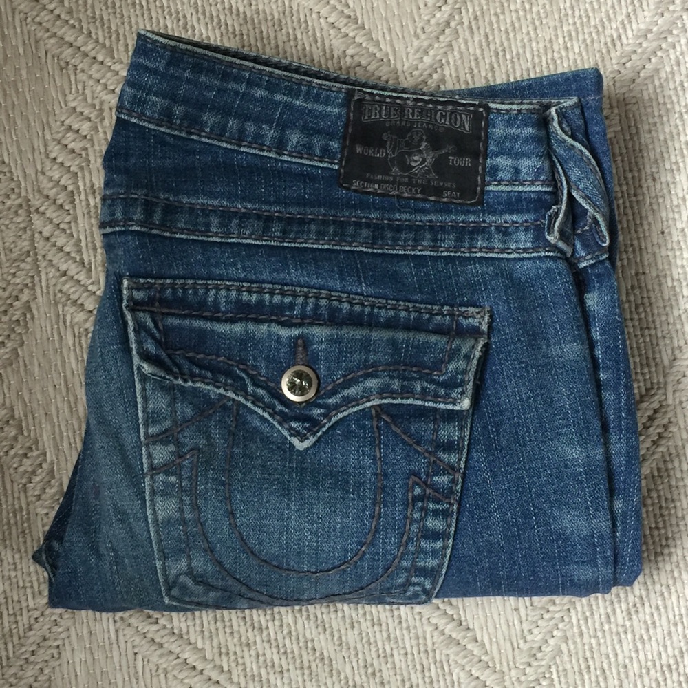 True Religion "Disco Becky Big-T jeans"