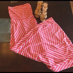 The Limited strapless maxi dress