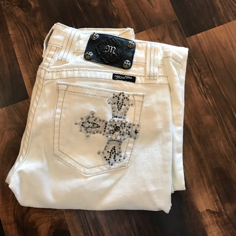 White jeans