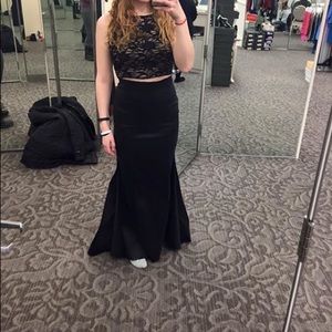 Two Piece Prom Dress