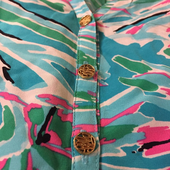Lilly Pulitzer Tops - LILLY PULITZER SILK BLOUSE Lilly Pulitzer Tops - LILLY PULITZER SILK BLOUSE