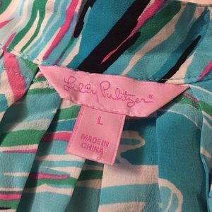 Lilly Pulitzer Tops - LILLY PULITZER SILK BLOUSE Lilly Pulitzer Tops - LILLY PULITZER SILK BLOUSE