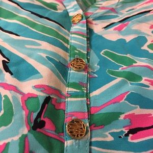 Lilly Pulitzer Tops - LILLY PULITZER SILK BLOUSE Lilly Pulitzer Tops - LILLY PULITZER SILK BLOUSE