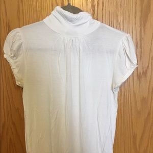 Cream tissue tee