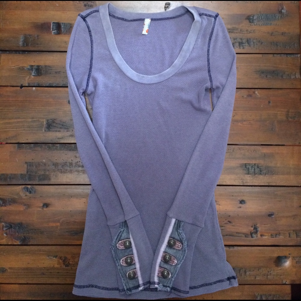 Free People Motor Cuff Thermal - M