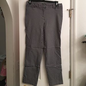 George placa and white pants