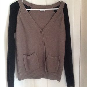 Tan cardigan