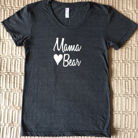 🌺 SALE! 🌺Soft Triblend Mama Bear Tee - Picture 2 of 3