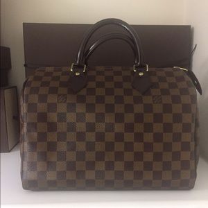 ❌SOLD❌💯Auth Louis Vuitton speedy 30, damier ebene