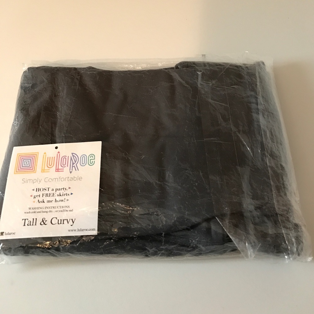 Lularoe solid grey leggings TC NWT