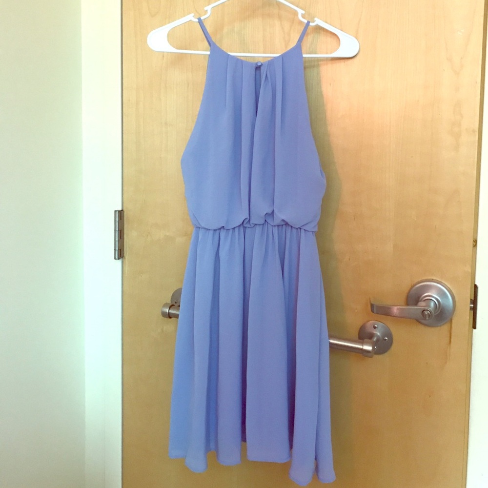 LUSH light periwinkle dress