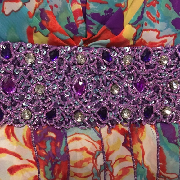 Colorful Formal Dress - Picture 2 of 4