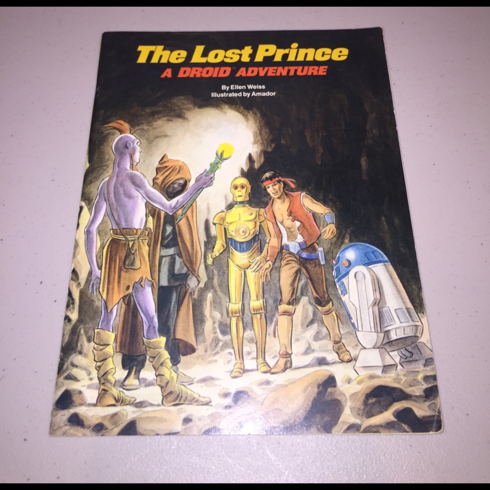 Vtg Star Wars The Lost Prince soft cover book