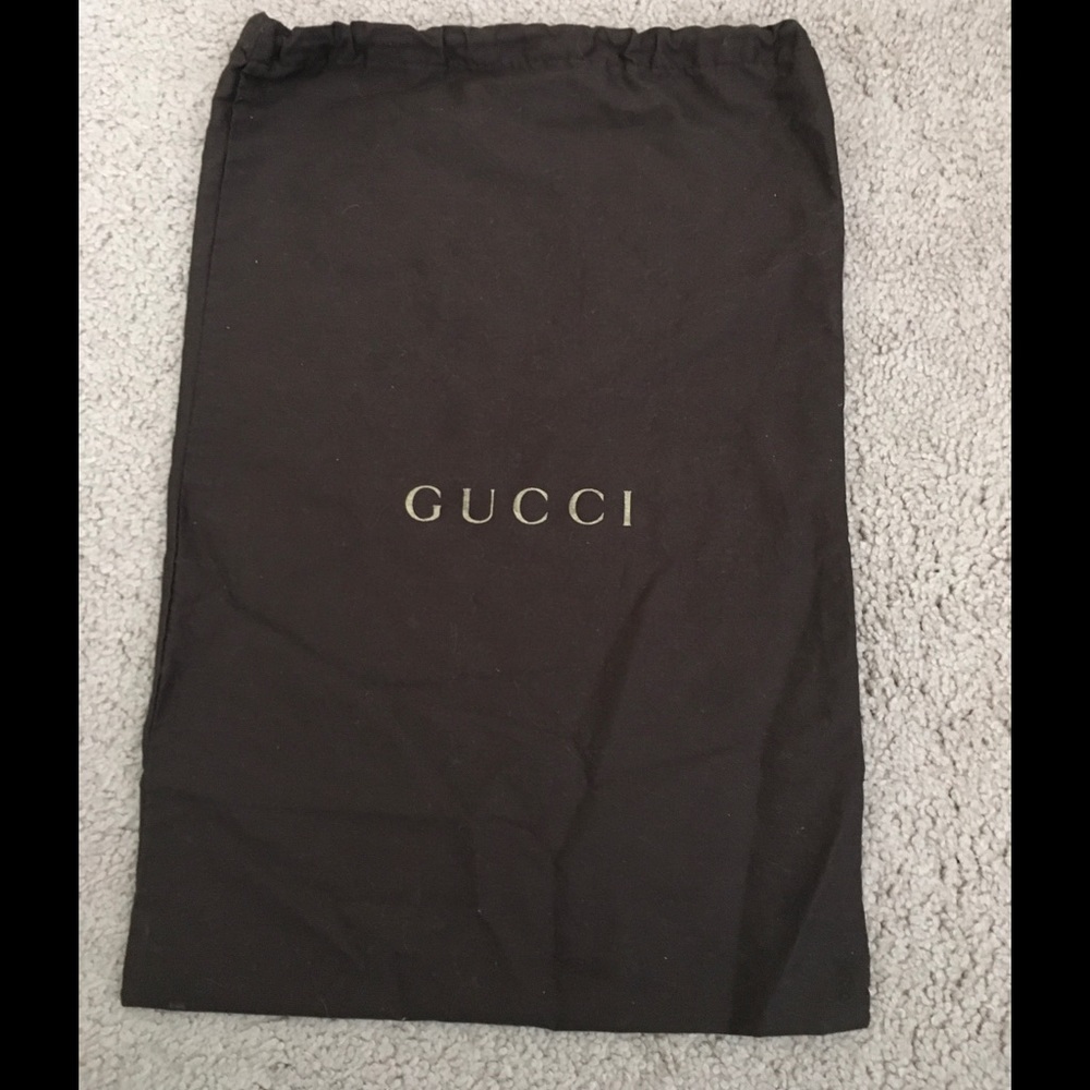 Gucci dust bag and Gucci sunglasses case