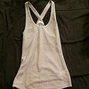 Silver tank top