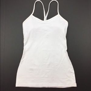 Lululemon y tank white size 4