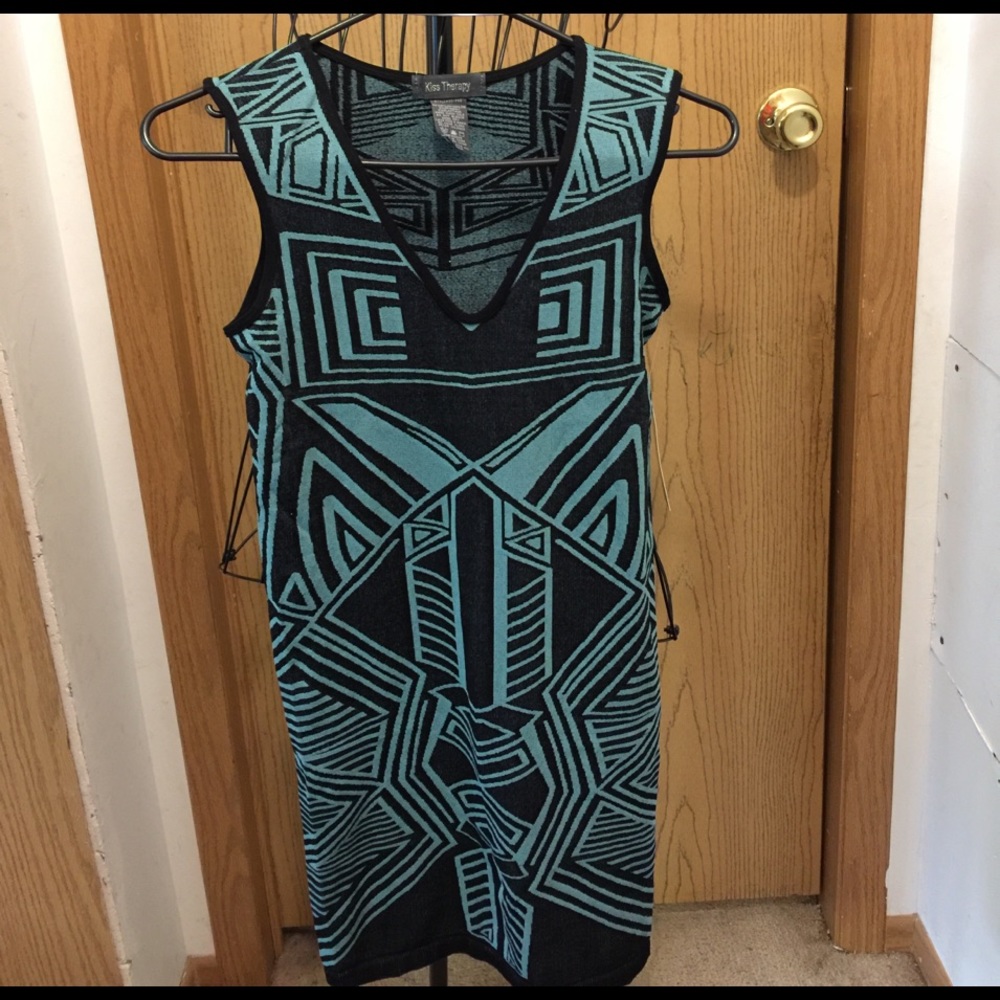 Nwt geometric seamless dress one size fits all
