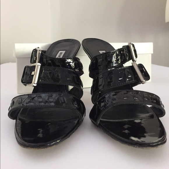 Manolo Blahnik patent leather heels. - Picture 8 of 8