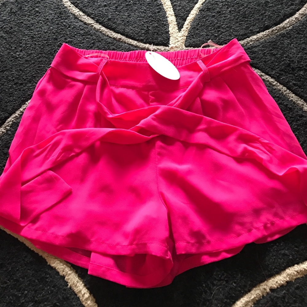 Boutique Hot Pink Flirty Shorts