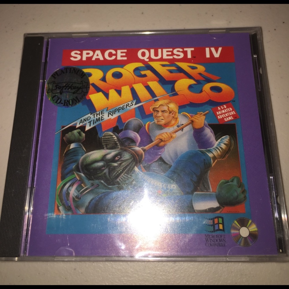 Factory Sealed PC Space Quest IV vintage
