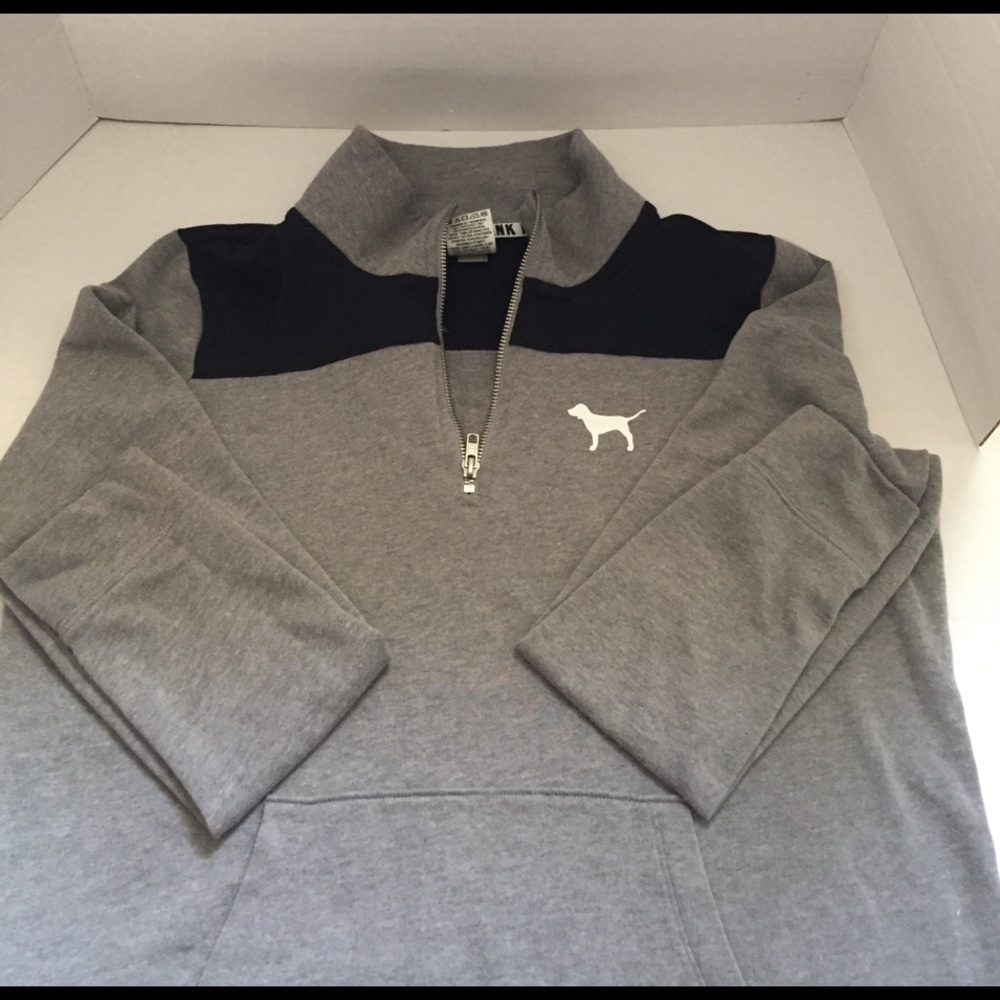 PINK Half zip sweater