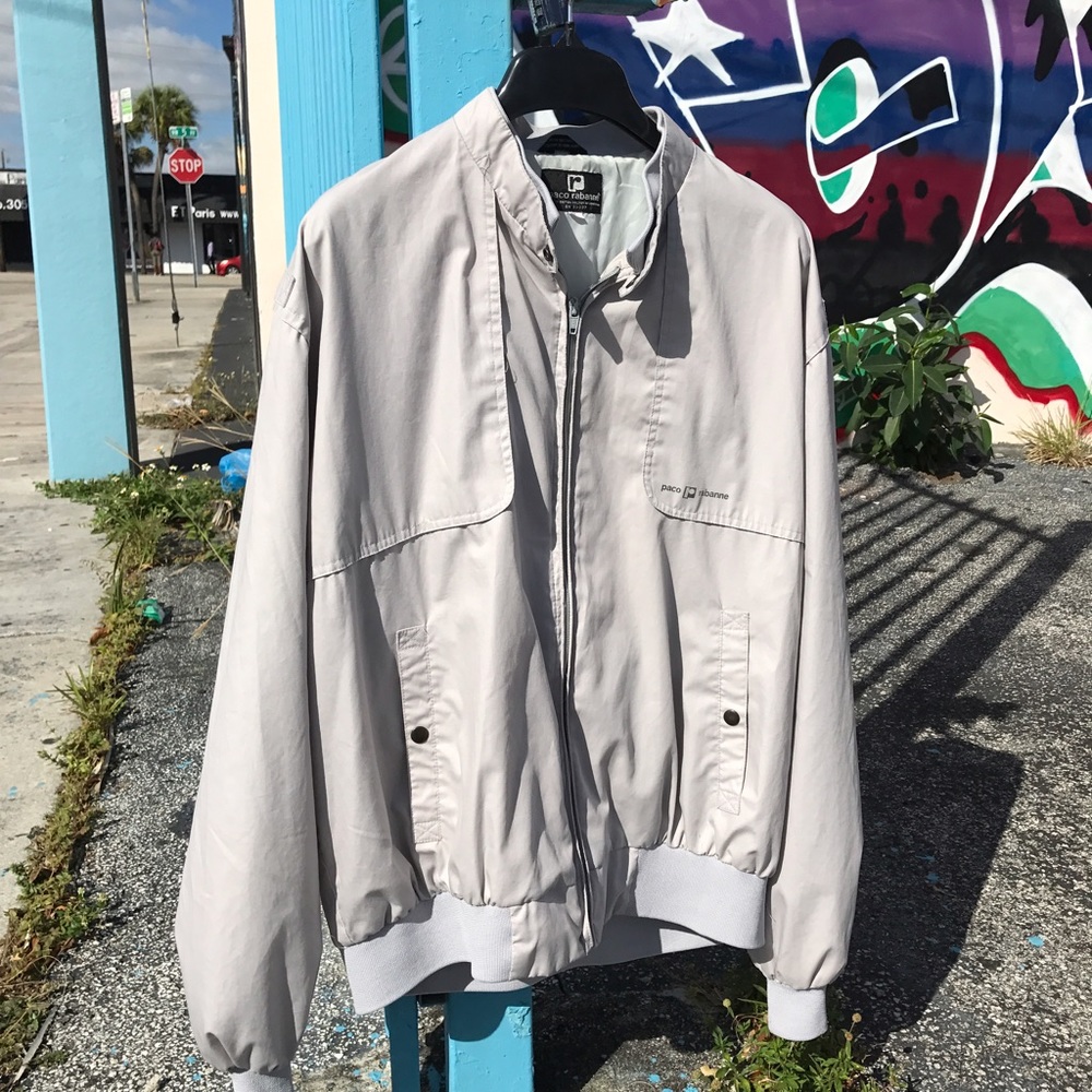 Men's vintage Paco Rabanne bomber jacket