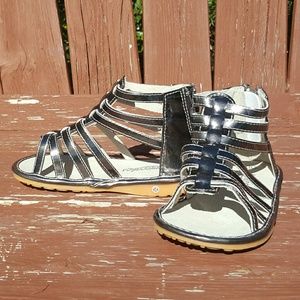 NWT Bronze Gladiator Squeaker Sandal