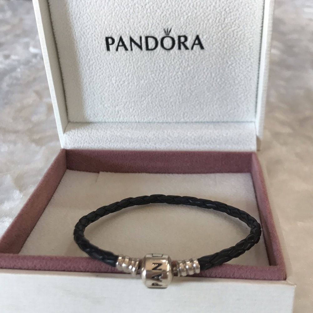 Pandora black braid bracelet