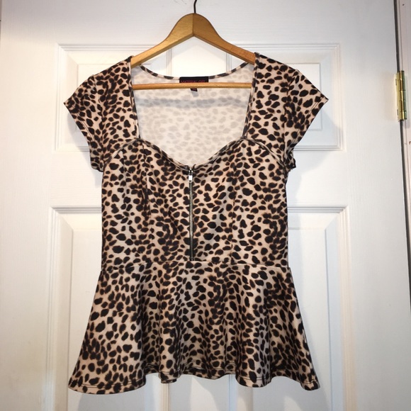 Material Girl peplum top - Picture 1 of 1