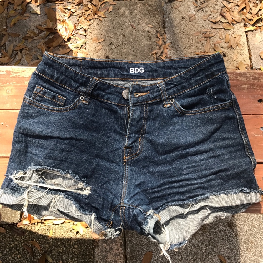 BDG Distressed Denim Shorts
