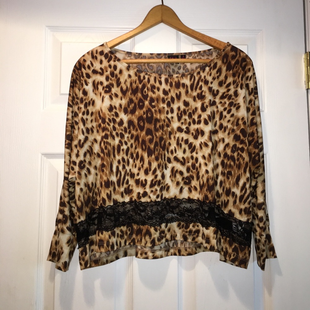 Material Girl leopard top