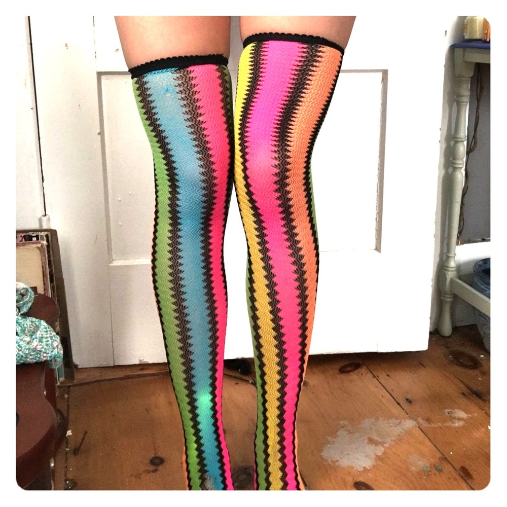 Festival/ Rave thigh high socks!