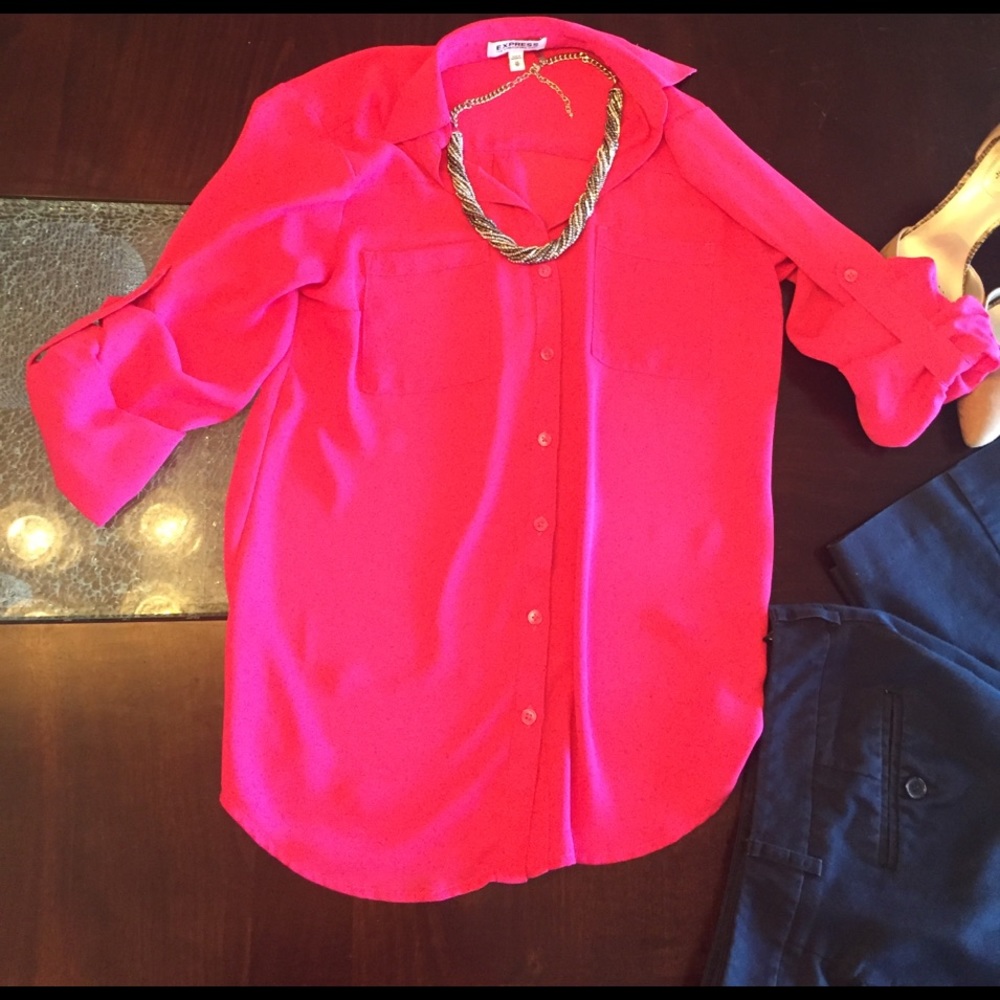 Express silk top