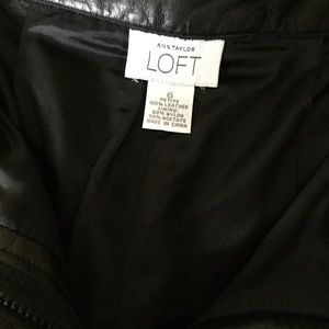Ann Taylor Pants - Ann Taylor LOFT black leather pant Ann Taylor Pants - Ann Taylor LOFT black leather pant