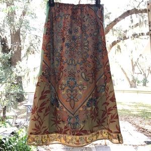 Free People Bohemian Printed Skirt