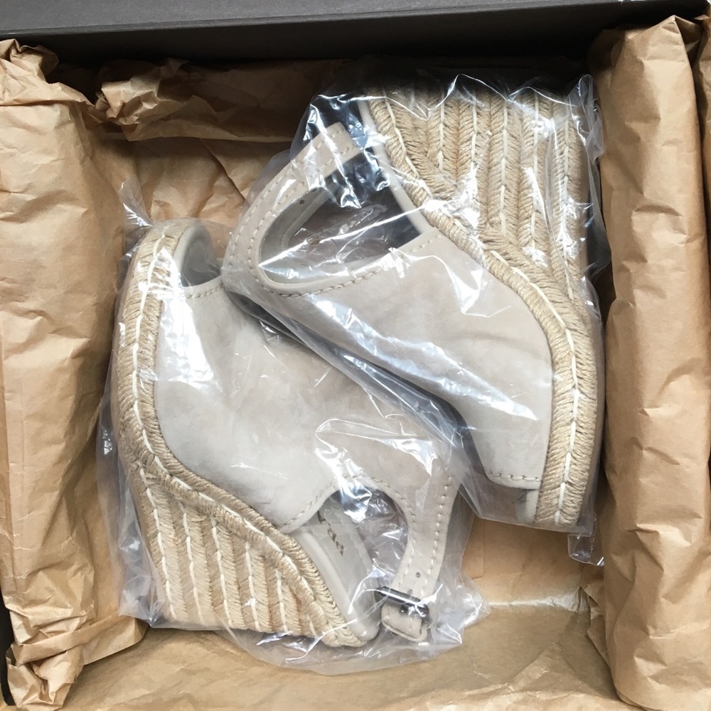 Never worn Prada Suede Open-Toe Espadrille Sandals - Picture 2 of 4